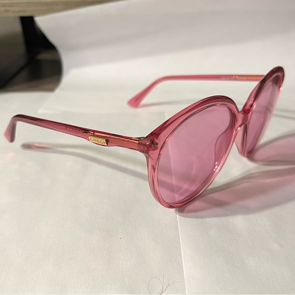 Gucci Pink Sunglasses - Picture 12 of 16